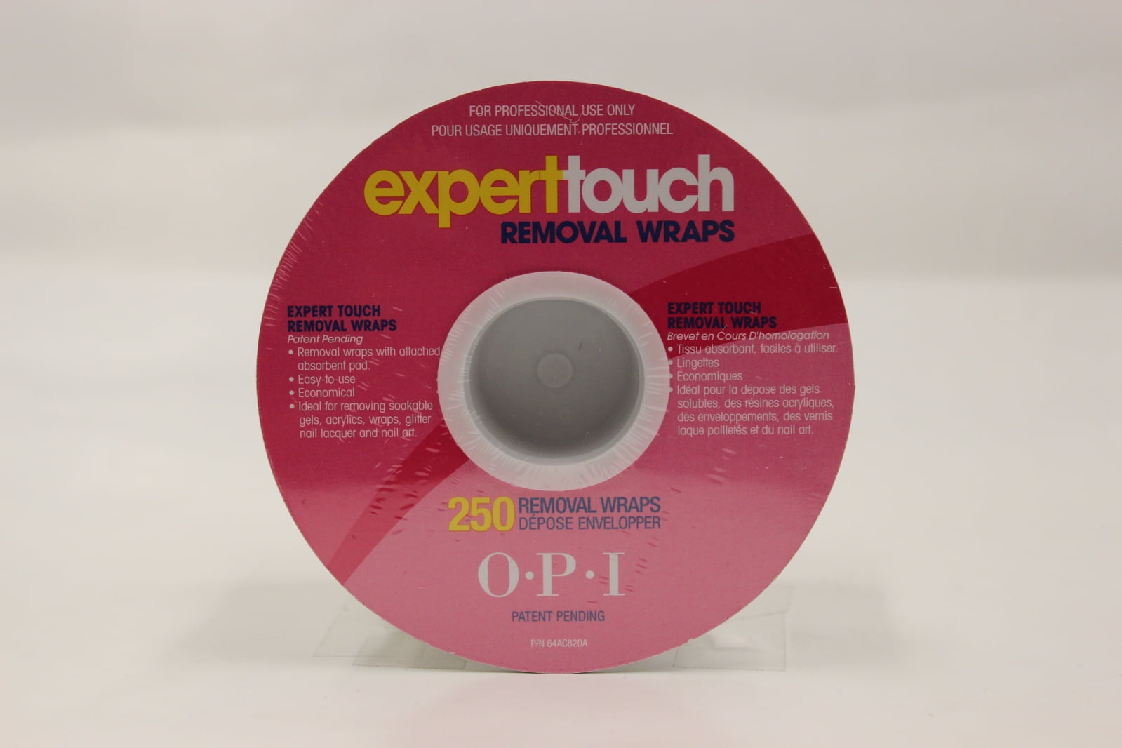 OPI- Nail Lacquer Expert Touch Remover Wraps - 250/Box