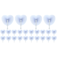 thumbnail image 1 of Abanico Plegable Con Forma Corazón 12 Uds. Papel en Blanco para Pintura DIY Boda Color, 1 of 4