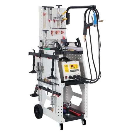 Steel Dent Puller Machine Auto Body Dent Repair Equipment with Professional Tool cart 220V