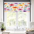 thumbnail image 2 of Remain Unique Polyester Rod Pocket Curtain Valance with Colorful Floral Pattern for Home Bedroom Living Room Kitchen Window Decor 54x18 inch, 2 of 5