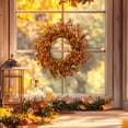 thumbnail image 4 of OAVQHLG3B Fall Wreaths for Front Door, Halloween Decorations for Home, Fall Wreath for Front Door, Outdoor Wreath for Autumn, Harvest, Halloween Thanksgiving,11.81inch, 4 of 6