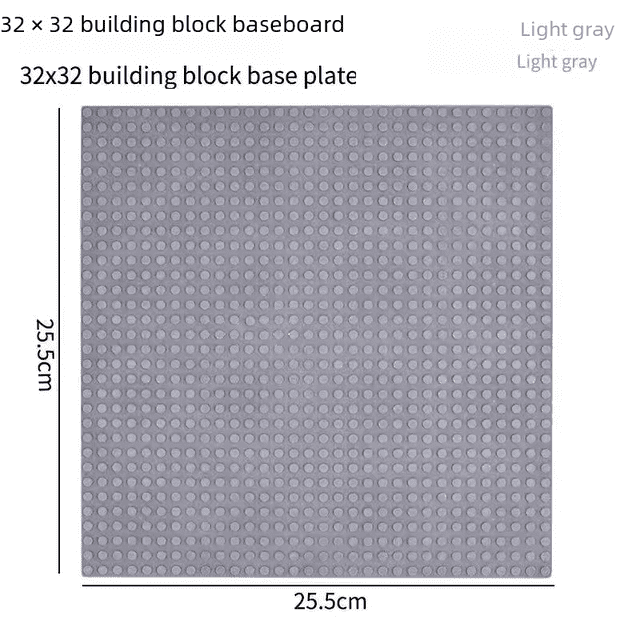 Placa base de bloques de construcción de partículas pequeñas 32*32 Placa base de pared de bloques de construcción Placa base de pared colgante de juguete Bloques de construcción de pared