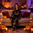 thumbnail image 7 of NIEWTR Halloween Pajamas for women Family Matching Pajamas Sleepwear Pjs Sets Long Sleeve Tops Matching Pajamas Pants Funny Jammies Print Comfort Sleepwear, 7 of 7