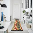 thumbnail image 4 of Yayeee Runner Rug for Bedroom 2'x6' Machine Washable Hallway Non Slip Mat, Abstract Desert Pattern, 4 of 8