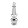 thumbnail image 1 of Baldwin 1093260I Pointe de Clocher pour Charnière d'Angle Carré & 44; Chrome Poli - Lot de 2, 1 of 1