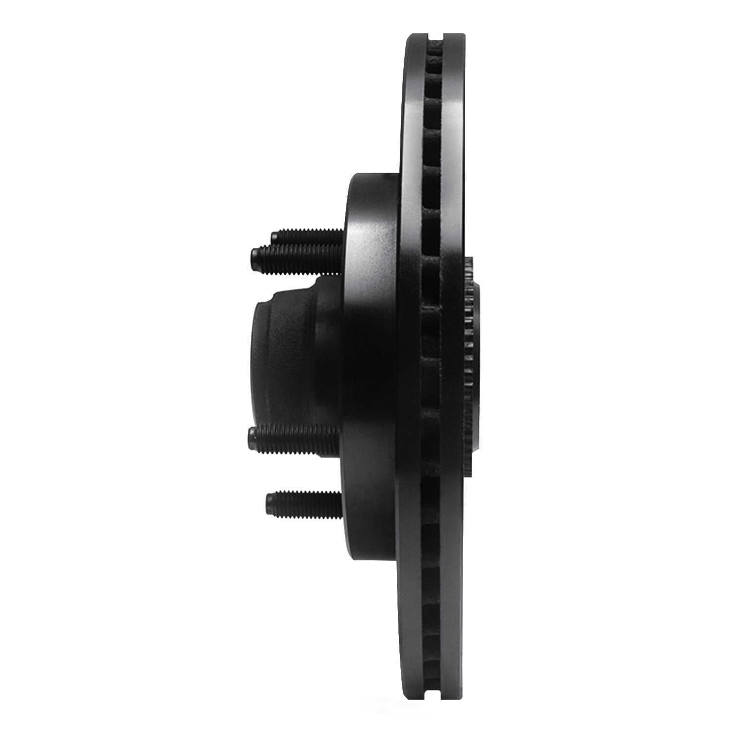 Dynamic Friction Company 633-54169L DFC Brake Rotor - Drilled And Slotted - Black