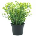 thumbnail image 1 of Artificial Potted Flower Simulation Potted Plant Home Office Decor (Green), 1 of 6