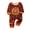 Baby, variant on Mfakffe Halloween Family Matching Pajamas Sets Pumpkin Print Long Sleeve Fall Pjs Sets for Family Holiday Clothes