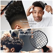 High-Quality Hairstyling Sponge Set - Twist King Sponge + Afro Pick Kit, Perfect for Creating Curls and Twists （4pcs)