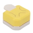 thumbnail image 1 of Cortador de esquinas Mini portátil multiusos cartón amarillo ángulo recto máquina de ángulo de belleza tarjetas perforadas, 1 of 12
