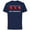Navy, variant on Marvel Spider-Man: No Way Home Spider-Men With Great Power - Short Sleeve Cotton T-Shirt for Adults - Customized-Black