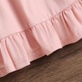 thumbnail image 5 of Huowey Toddler Little Girls Autumn Solid Color Dress Girls Long Sleeve Crew Neck A-Line Skirt Cute Dailywear, 18-24 Months, 5 of 7