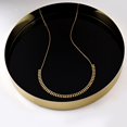 thumbnail image 4 of Jewelry Atelier Gold Filled Cleopatra Necklace Collection – 14K Yellow Gold Filled Half Collar Style Cleopatra Chain Necklace for Women (With Extension/Adjustable Chain), 4 of 6