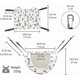 thumbnail image 4 of Cat Hammock, Pet Hammock Cage For Cats Kitten Puppy Rabbits Ferrets, Hanging Pet Bed Cat Hammock (cartoon Cat), 4 of 4