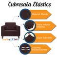 thumbnail image 3 of Juego de Protector Cubre Sala Elástico Strech Fit. Renueva tu Sala sin gastar más. Juego Completo: Incluye Protectores de Sofá de 1, 2 y 3 plazas. CHOCOLATE, 3 of 6