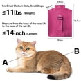 thumbnail image 3 of Bolsa transportadora suave y acogedora para gatos pequeños Amkune, rosa, 3 of 7