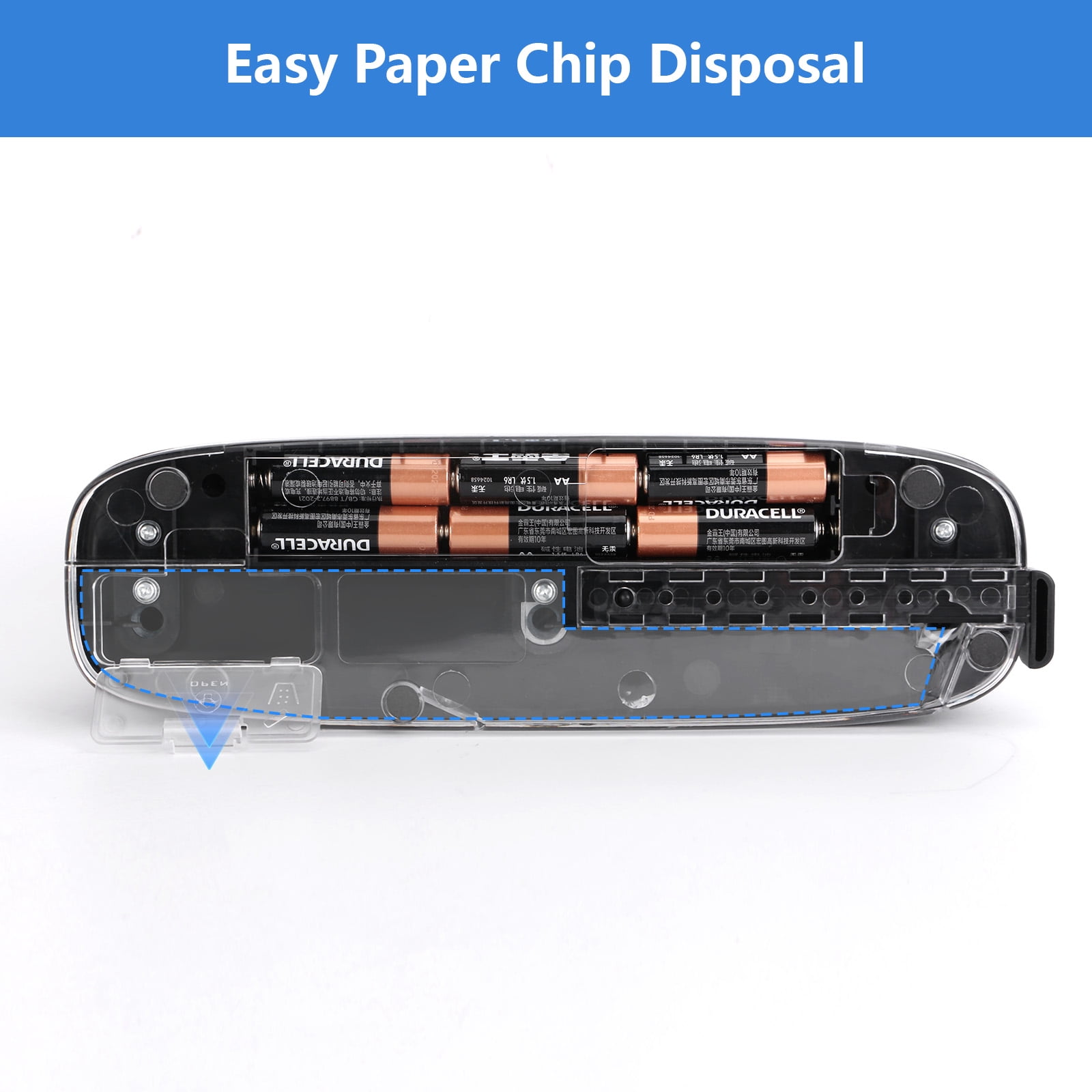 Bocyteopr Electric 3 Hole Punch, Effortless Paper Puncher,20-Sheet Capacity, AC/Battery Powered, 1 Count Included, for Home & Office Use, Black
