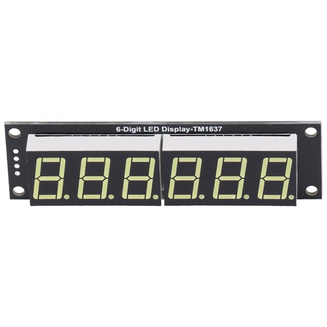 Pantalla LED tubo digital, Módulo de Pantalla Digital 2 Pins White Light Cablado Preciso TM1637 Plug and Play Para Uso Domísico