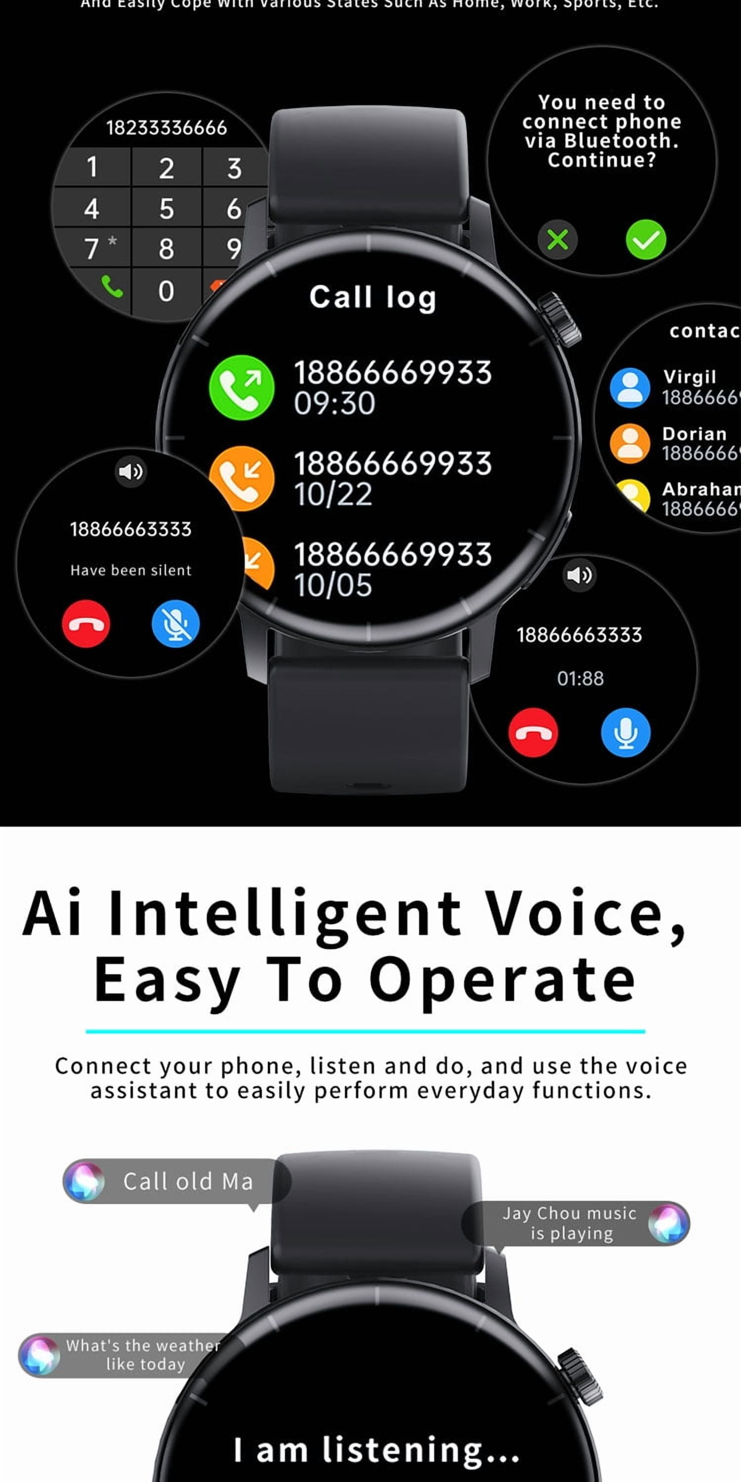 LAATIKUI F22R smart watch monitoring fitness tracker global positioning system Bluetooth call