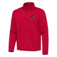 thumbnail image 2 of Men's Antigua Red Ottawa Senators Twist Quarter-Zip Pullover Jacket, 2 of 3