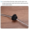 thumbnail image 5 of Unique Bargains Black Rubber Grommet 1 Inch OD 0.32 Inch ID, 4Pcs Seal Protection Cable Grommets Flexible Cable Pipe, 5 of 5