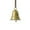 Gold1, variant on Vintage Hanging Bell for Christmas - Brass & Metal Decorative Bells for Door Knob, Tree, Wreath, Garden and Window, Rustic Holiday Ornament