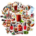 thumbnail image 2 of cartoon Russian Theme Stickers, Waterproof Russian Theme Sticker for Water Bottle Laptop Phone Cases Planner Skateboard Luggage Helmet Party Favor Decor, Ideal for Adults Teens Teacher Rewards, 2 of 9