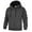 Black, variant on Riecok Mens Hoodies Pullover Drawstring Solid Color Long Sleeve Tops with Pocket Trendy Sweatshirts Black M