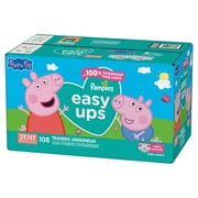 Pampers Easy Ups Peppa Potty Training Pants Girls Size 3T-4T, 108 Count (Select for More Options)
