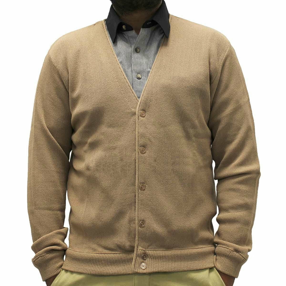 Classics By Palmland Men's LongSleeve Links Cardigan Sweater