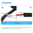 thumbnail image 4 of Unique Bargains 0.7' ID 10FT Nylon Protective Hose Sleeve, Cable Cover Sheath Protection, Black, 4 of 4