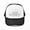 Black/White, variant on CafePress - Delta Sigma Phi Black Stacked Logo - Adjustable Unisex Printed Trucker Hat with Mesh Back