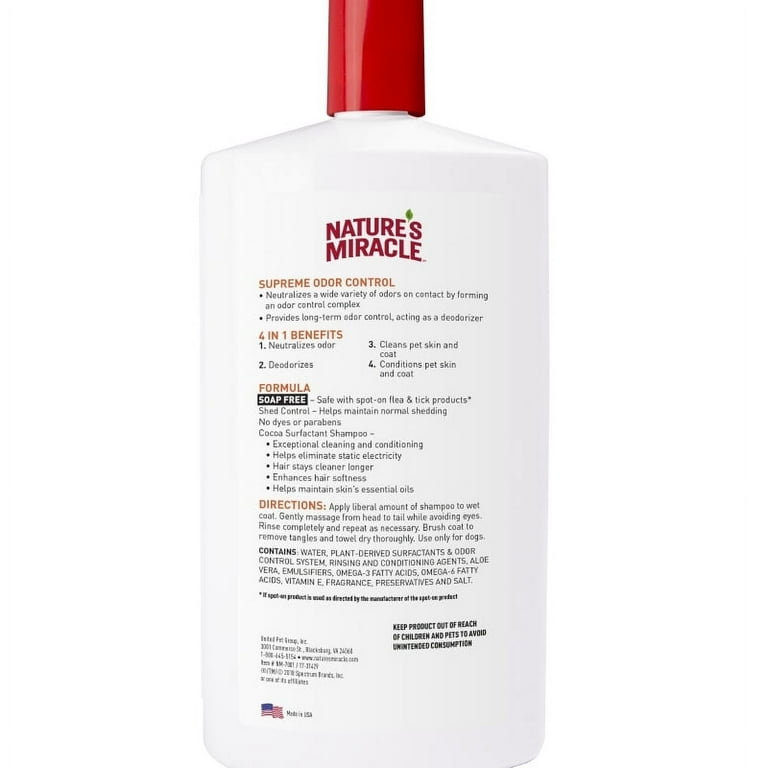 Nature's miracle skin and coat odor control 2025
