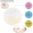 thumbnail image 5 of 10 almohadillas de lactancia de bambú orgánico lavables, almohadillas de lactancia de maternidad, cubiertas para pezones (color aleatorio), 5 of 5