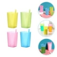 thumbnail image 5 of Mobutofu Candy Color Sippy Cups for Kids Made of Safe PP Material with Adorable Design and Perfect Size 4pcs, 5 of 6