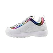 FILA Womens Disruptor II Chrome Athletic Sneaker