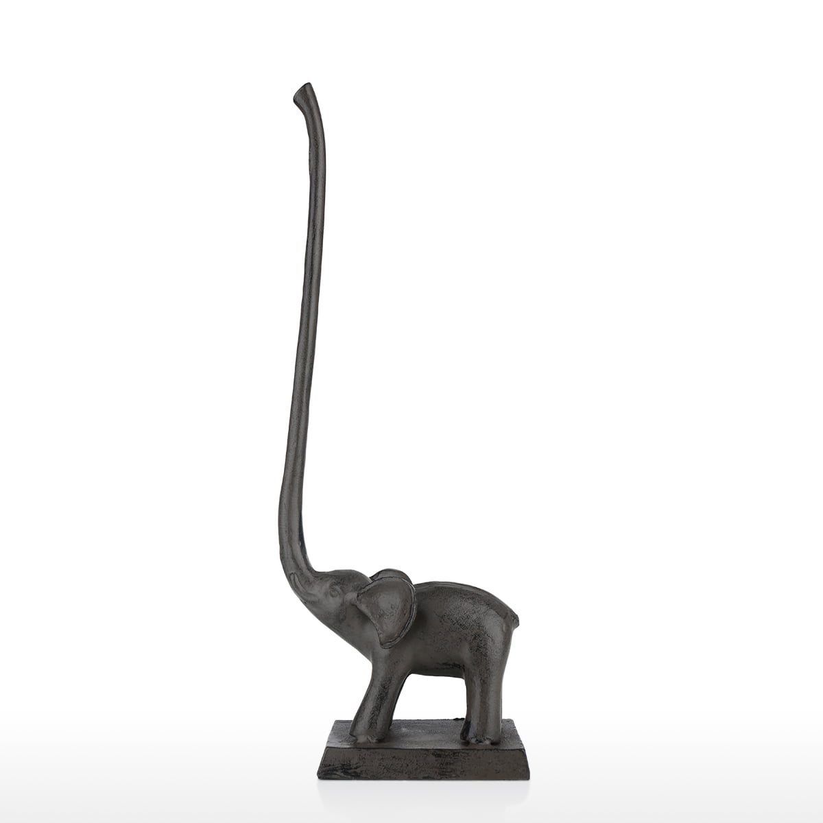 Details about   Elephant statue Craft toilet paper holder Table living room office tissue holder 
