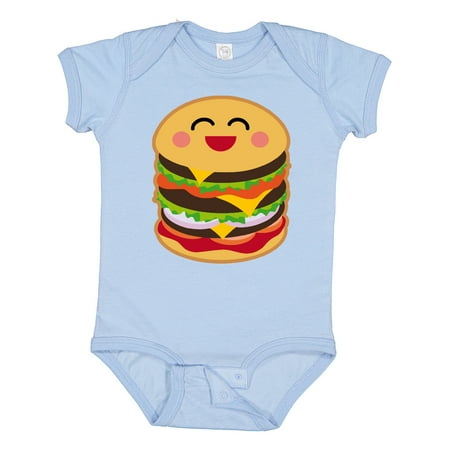 

Inktastic Hamburger Kawaii Gift Baby Boy or Baby Girl Bodysuit