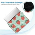 thumbnail image 2 of FORMRS 13-13.3 inch Laptop Sleeve Case Soft Carrying Quilted Computer Bag Cover, Red Strawberry, 2 of 7