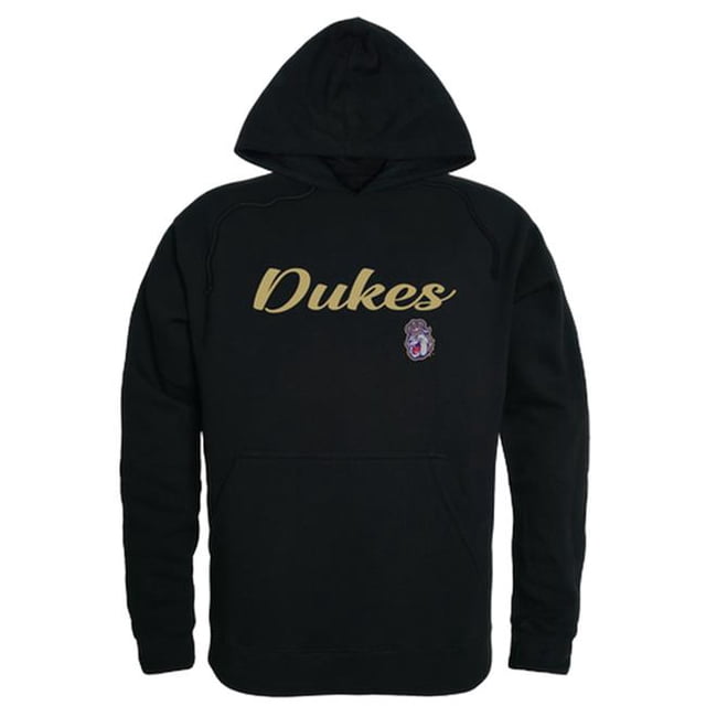 W Republic 558-188-BLK-01 Chandail à Capuchon Script pour Hommes James Madison Dukes, Noir - Petit