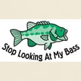 thumbnail image 4 of CafePress - Stop Looking At My Bass Ash Grey T Shirt - Light T-Shirt - CP, 4 of 5