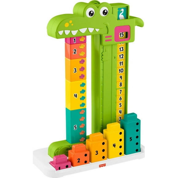 Fisher-Price L’Alligator des Additions. 10 blocs à empiler Âges 3Y+
