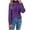 Purple, variant on DDAPJ pyju Women's Turtleneck Long Sleeve Cable Knit Sweaters Solid Color Casual Loose Chunky Pullover Sweater Fall Fashion Outfits Black M