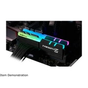 G.SKILL TridentZ RGB Series 32GB (2 x 16GB) 288-Pin PC RAM DDR4 3600 (PC4 28800) Desktop Memory Model F4-3600C18D-32GTZR