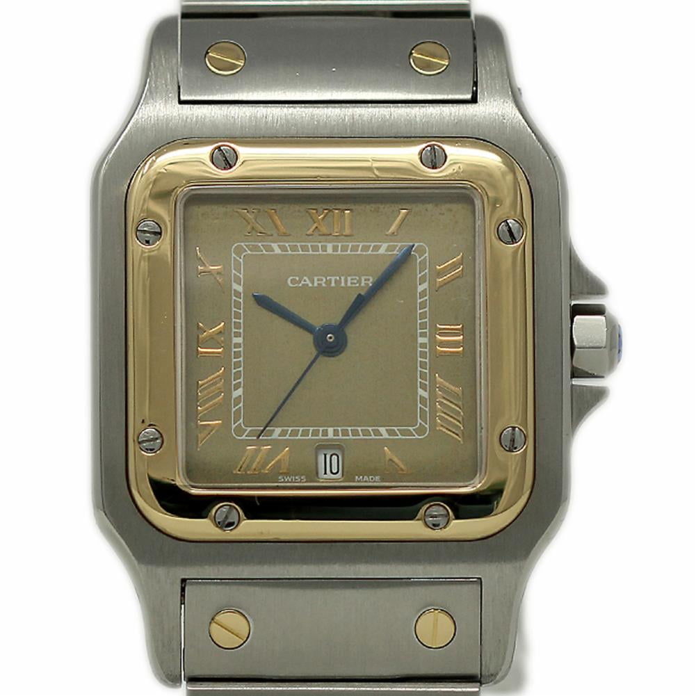 Cartier Santos Galbee 1566 Steel Women 