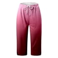 thumbnail image 4 of Women Fashion Comfortable Casual Mid Waist Sport Pants plus Size Dress Pants for Women Business Casual Casual Linen Pants for Women plus Size Casual Work Pants Women Women Work Pants Business Casual, 4 of 4