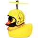 thumbnail image 1 of Adornos de coche de juguete de pato de goma, decoraciones de salpicadero de coche de pato amarillo, gafas geniales de pato con casco de hélice, pato Douyin WD.WDQZL Hogar, 1 of 6