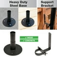 thumbnail image 6 of Excello Global Products Premium String Light Poles -2 Pack - Extends to 10 Feet – Deck Mount (Wood/Concrete) - EGP-LP-V2-2-DK, 6 of 7