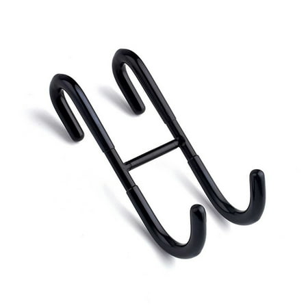 

Kiskick Clothes Hook Door Hook with S Shape Design Stainless Steel S-shaped Door Hook for Bathroom Double Hook Door Hanger with Anti-slip Design for Hanging
