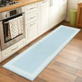 thumbnail image 3 of Sky Blue Greek Key Large Area Rugs for Bedroom Living Room, Soft Non Slip Carpet Bedside Rug, Geometric Greece Ancient Farmhouse Geo Rectangular Floor Cover Kitchen Accent Rug 2'x6' for Office, 3 of 9